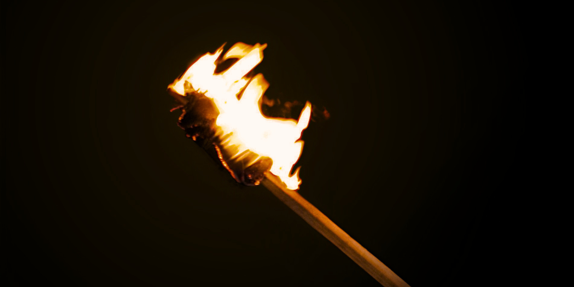 this party was on fire. literally!